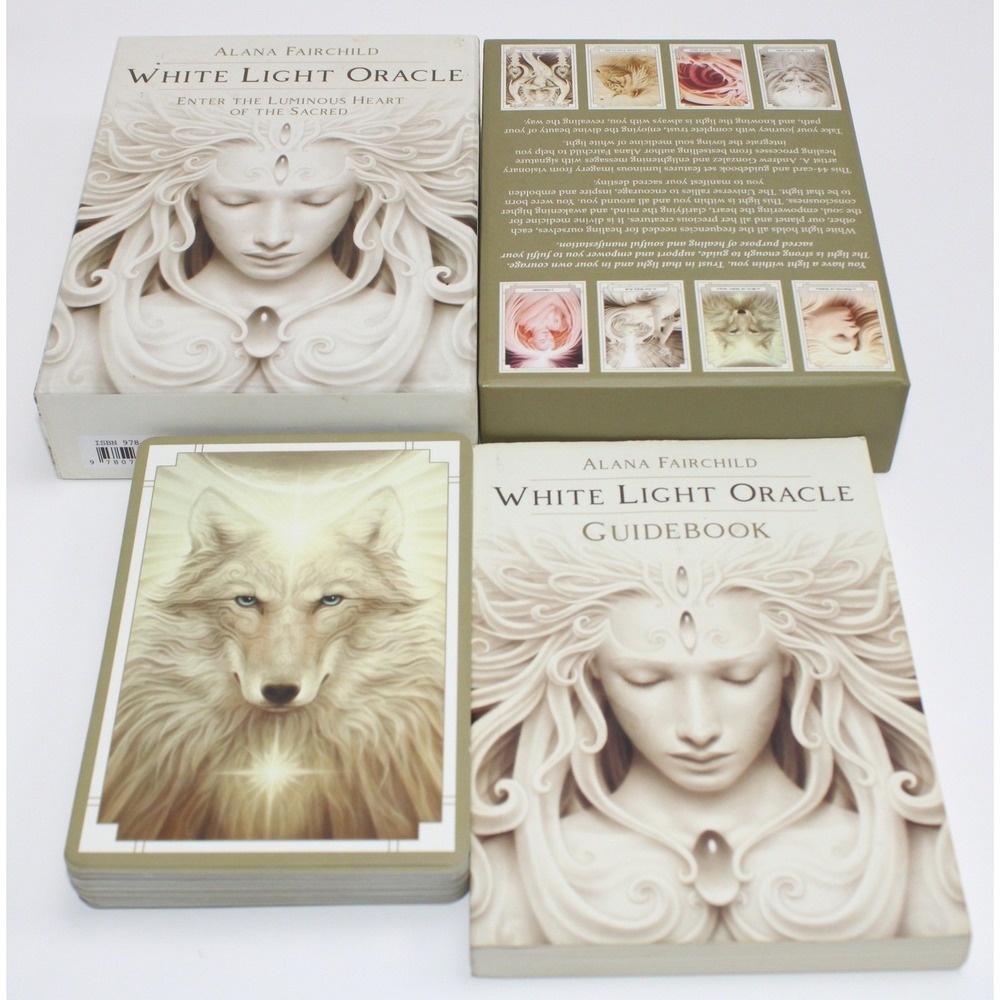 Alana Fairchild White Light Oracle Deck &‎ Guidebook Sacred Heart Set
